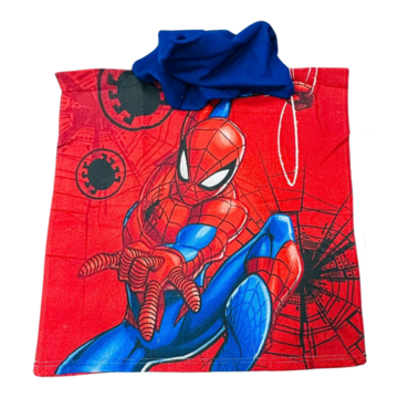 MIKROFASER-STRANDPONCHO FÜR KINDER SPIDERAMN 50X100 - SITE_NAME_SEO