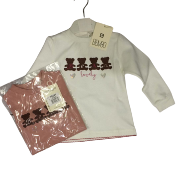 BABY GIRL LONG SLEEVED T-SHIRT 70221 BEMBO - SITE_NAME_SEO