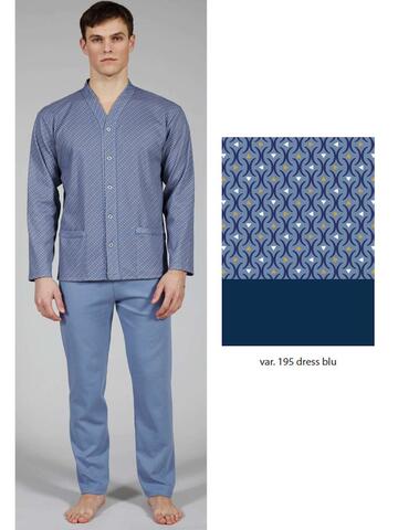 Men's open pyjamas in warm cotton jersey Bip Bip 7143 - SITE_NAME_SEO