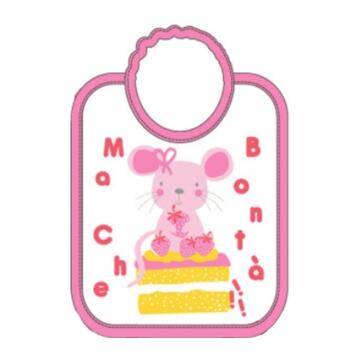 BAVETTA DA BAMBINA IN SPUGNA PLASTIFICATA CON ELASTICO 28x36 ELLEPI AD9576 - SITE_NAME_SEO