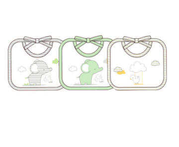 BIBS WITH LACES FOR NEWBORNS AD9810 ELLEPI - SITE_NAME_SEO