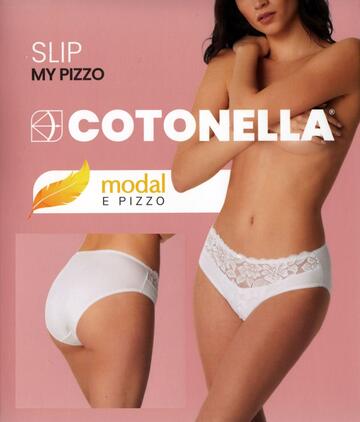 Slip donna in cotone-modal con pizzo Cotonella ADC88 - SITE_NAME_SEO