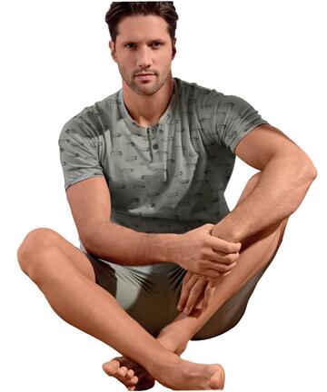 Pigiama uomo corto in jersey di cotone Infiore Uomo ARS754266 - SITE_NAME_SEO