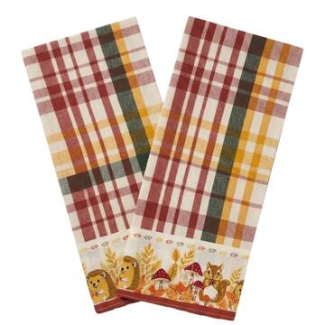 Set 2 strofinacci da cucina Maison Sophie Autumn Squirrel 45X65 - SITE_NAME_SEO
