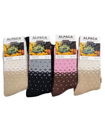 Calzino corto donna morbidoso con alpaca North Pole Alpaca 05 (1 PAIO) - SITE_NAME_SEO