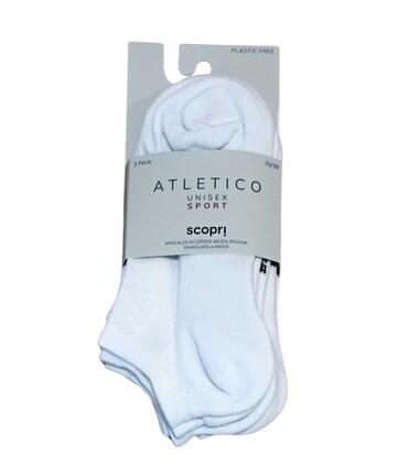 Unisex mini-sock in cotton and sponge Discover Atletico TRI-PACK - SITE_NAME_SEO