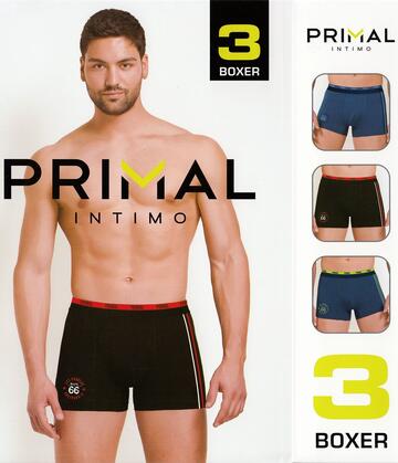 Primal B355 TRI-PACK Herren-Boxershorts aus Stretch-Baumwolle - SITE_NAME_SEO