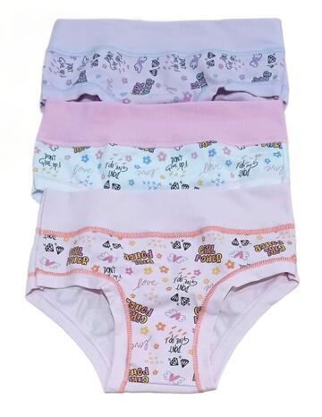 Alvada B9404 Stretch Cotton Girls Briefs - SITE_NAME_SEO