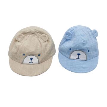 CAPPELLINO NEONATO CON VISIERA ORSETTO ELLEPI BH8010 - SITE_NAME_SEO