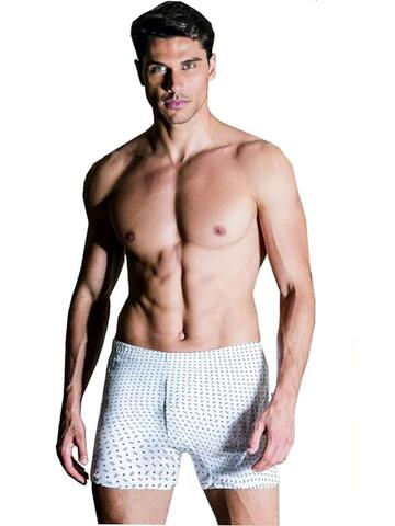 Men's calibrated boxer shorts in mercerized cotton jersey Nottingham BX665 SIZE 8/10 - SITE_NAME_SEO
