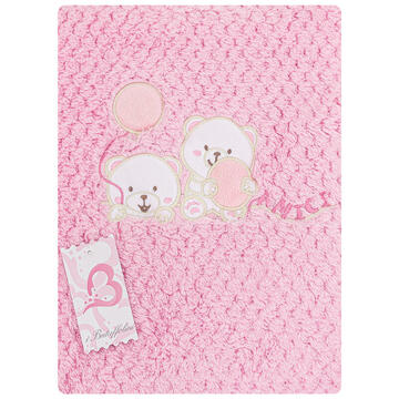 BABY FLEECE BLANKET WITH EMBROIDERY B475 Batuffolini - SITE_NAME_SEO