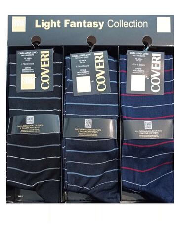 Coveri Boat Line 12 long socks in stretch cotton - SITE_NAME_SEO