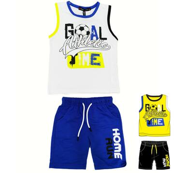 COMPLETO BAMBINO CANOTTA E BERMUDA BOYZONE BB-37798 3-7ANNI - SITE_NAME_SEO