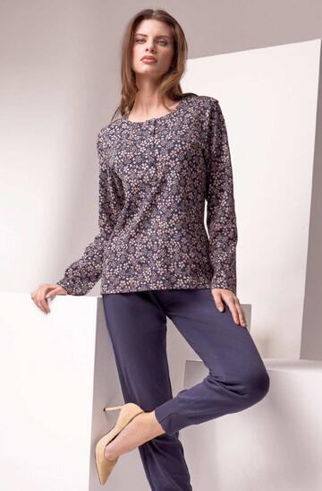 Pigiama donna in caldo cotone Lormar Casual CAS652092 - SITE_NAME_SEO