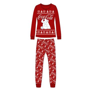 PIGIAMA DONNA LUNGO INTERLOCK COCA COLA CCZ1694 - SITE_NAME_SEO