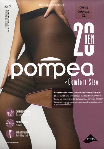 Pompea Opaque stretch PLUS SIZE tights CL 20 den - SITE_NAME_SEO