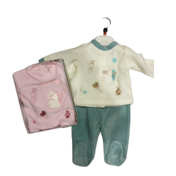 CP3AD PASTEL BABY GIRL CHENILLE OUTFIT - SITE_NAME_SEO