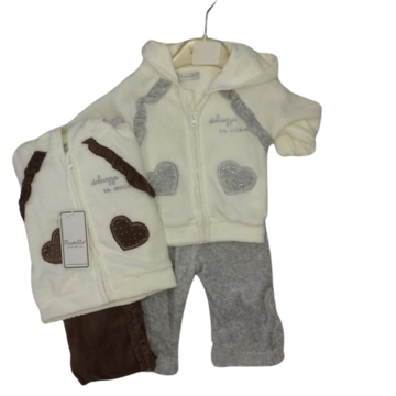 CHENILLE OUTFIT FOR BABY GIRL 3-12 MONTHS CS4AD PASTEL - SITE_NAME_SEO