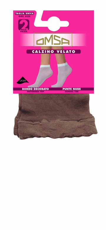Women's lycra socks 20 den. Omsa 085 (bi-pack) - SITE_NAME_SEO