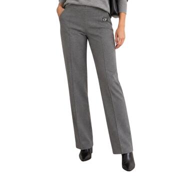 Pantalone donna spinato a gamba dritta 70412 Carla Ferroni - SITE_NAME_SEO