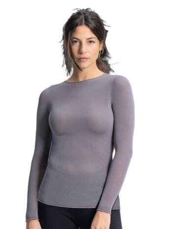 Maglia donna a manica lunga in cashmere ultralight Prisco Cash - SITE_NAME_SEO