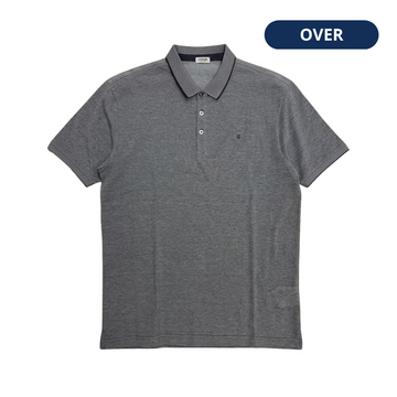 Мужская рубашка-поло оверсайз с коротким рукавом COVERI OPL5061 - SITE_NAME_SEO