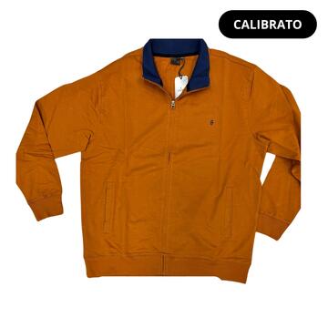 FELPA FULLZIP OVER UOMO COTONE COVERI OFE3379 3XL - 6XL  - SITE_NAME_SEO
