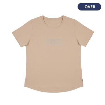 WOMEN'S OVERSIZED COTTON T-SHIRT COVERI MOVING ODT5210 - SITE_NAME_SEO