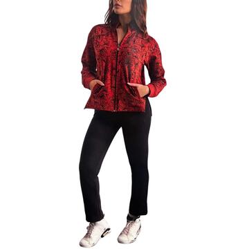 ENRICO COVERI DF4763 WOMEN'S FULL ZIP SWEATSHIRT - SITE_NAME_SEO