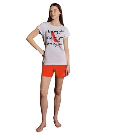 Pigiama donna a manica corta in jersey di cotone Il Diavolo veste Prada DYD0885 - SITE_NAME_SEO