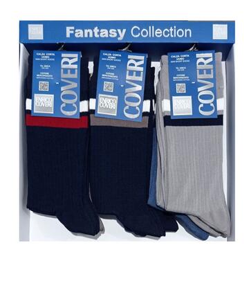 Enrico Coveri Dynamic 305 Stretch Cotton Herren-Kurzsocke - SITE_NAME_SEO