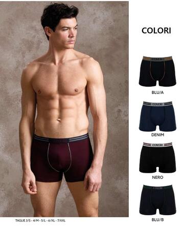 Boxer uomo in cotone elasticizzato Enrico Coveri EB1273 - SITE_NAME_SEO