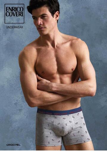 Boxer uomo in cotone elasticizzato Enrico Coveri EB1299 - SITE_NAME_SEO