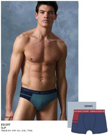 Slip uomo in cotone elasticizzato Enrico Coveri ES1297 - SITE_NAME_SEO