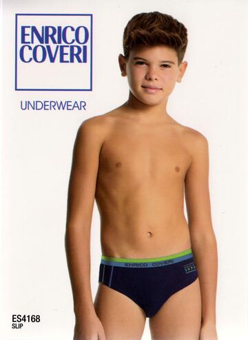 Slip ragazzo in cotone elasticizzato Enrico Coveri ES4155 - SITE_NAME_SEO