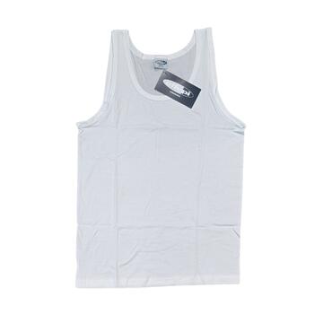 CANOTTIERA UOMO SPALLA LARGA COTONE EFFEPI 871 BIANCO - SITE_NAME_SEO