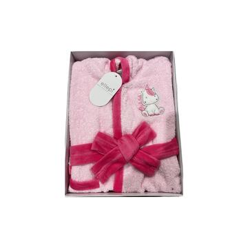 ACCAPPATOIO NEONATA IN COTONE CON CAPPUCCIO ELLEPI AB4281 12-24 mesi - SITE_NAME_SEO