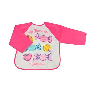 Bavaglino bambina con maniche Ellepi AD9603 - SITE_NAME_SEO