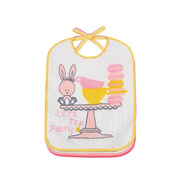 BAVETTA DA BAMBINA IN SPUGNA PLASTIFICATA CON LACCETTI 28x29 ELLEPI AD9629 - SITE_NAME_SEO
