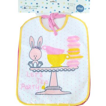 BAVETTA DA BAMBINA IN SPUGNA PLASTIFICATA CON LACCETTI 28x29 ELLEPI AD9629 - SITE_NAME_SEO