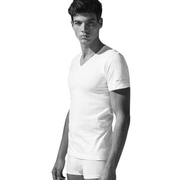 T-SHIRT UOMO SCOLLO V COTONE PETTINATO COVERI ET1101 - SITE_NAME_SEO