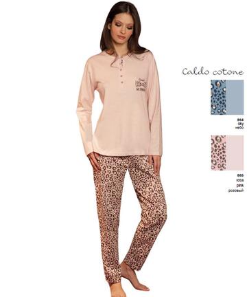 Sielei Faroe FA15 Damen-Pyjama aus warmem Baumwolljersey - SITE_NAME_SEO