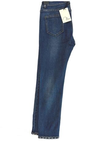 FLORA FL2001 WOMEN'S JEANS WITH BEADS - SITE_NAME_SEO