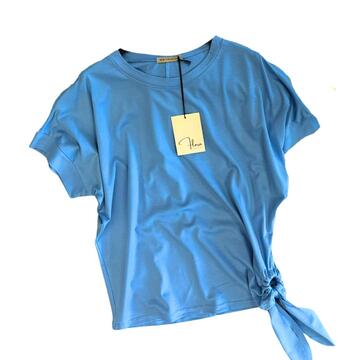 MAGLIA DONNA MANICA CORTA NODO FLORA FL3021 - SITE_NAME_SEO