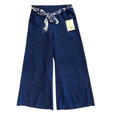 PANTALONI A PALAZZO ELASTICIZZATI FLORA FL3022 - SITE_NAME_SEO