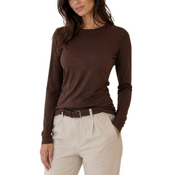 MAGLIA DONNA COTTON SOFT MANICA LUNGA FLORA FL6004 - SITE_NAME_SEO