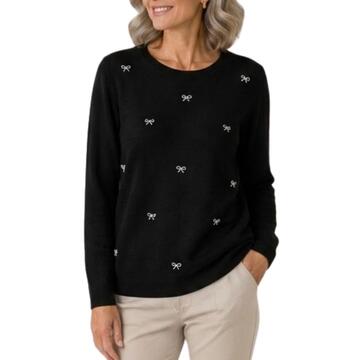 Maglioncino girocollo donna fiocchi Flora 79674 - SITE_NAME_SEO