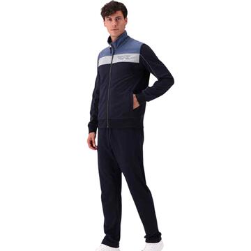 TUTA UOMO IN COTONE GARZATO CON ZIP FRATELLI CAMPAGNOLO 77449 - SITE_NAME_SEO