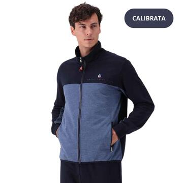 TUTA UOMO CALIBRATA IN COTONE GARZATO CON ZIP FRATELLI CAMPAGNOLO 78582 (56-64) - SITE_NAME_SEO
