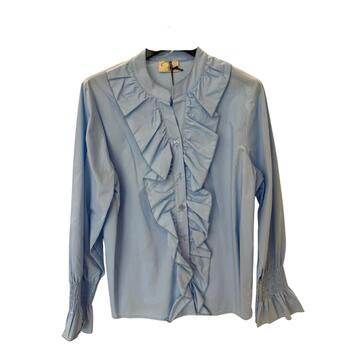 CAMISA DE ALGODÓN DE MANGA LARGA PARA MUJER FLORA 85835 - SITE_NAME_SEO